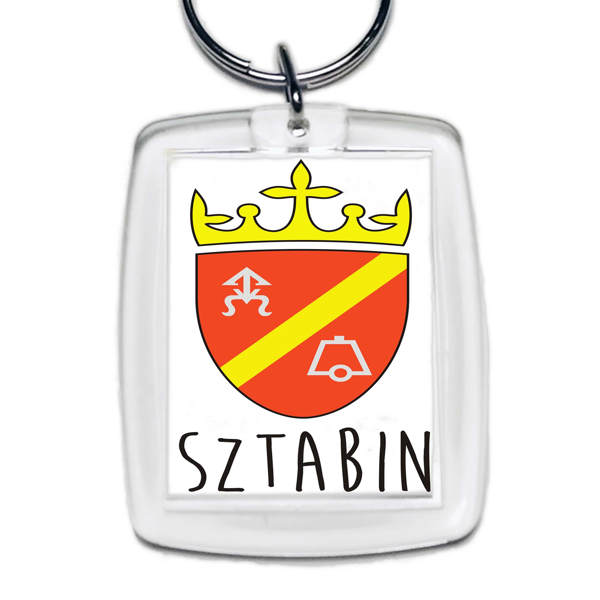 Brelok akrylowy Sztabin - Królewska Duma Podlasia