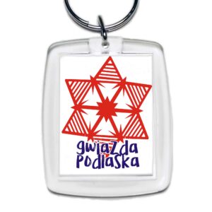 Brelok akrylowy Tradycyjna Gwiazda Podlaska