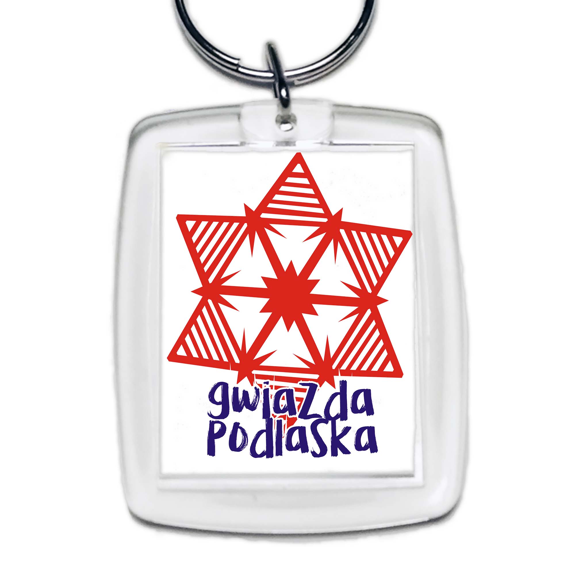 Brelok akrylowy Tradycyjna Gwiazda Podlaska