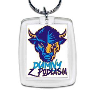 Brelok akrylowy Żubr Power - Podlasie