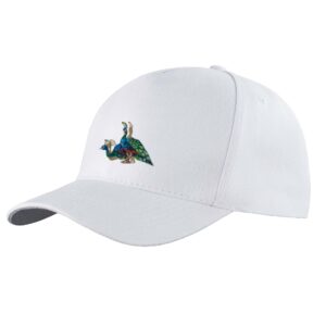 Czapka daszek Folk Art - Pawie z Podlasia