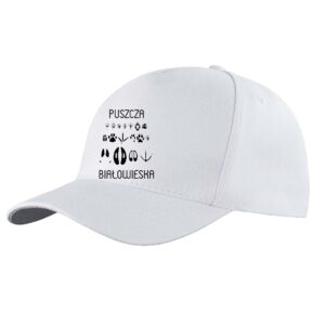 Czapka daszek Puszcza Białowieska - Tropem Zwierząt