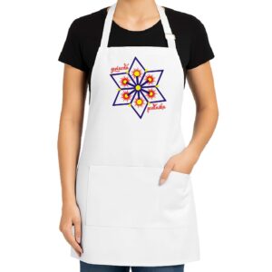 Fartuch kuchenny Folkowa Gwiazda Podlaska