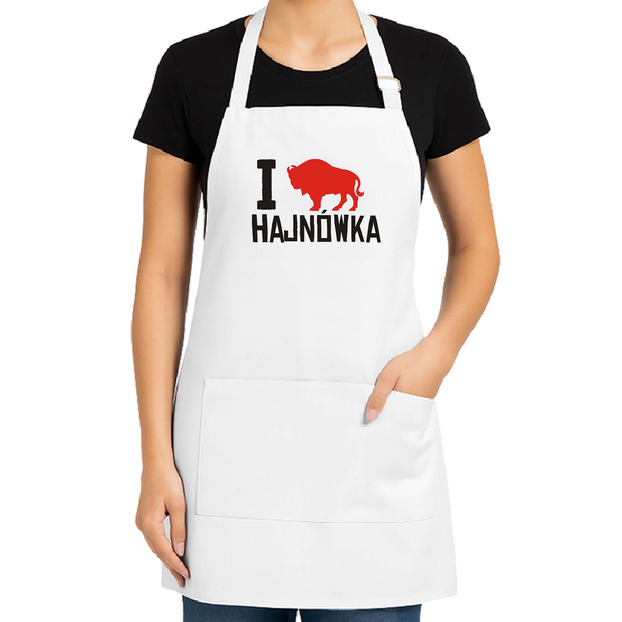 Fartuch kuchenny Kocham Hajnówkę