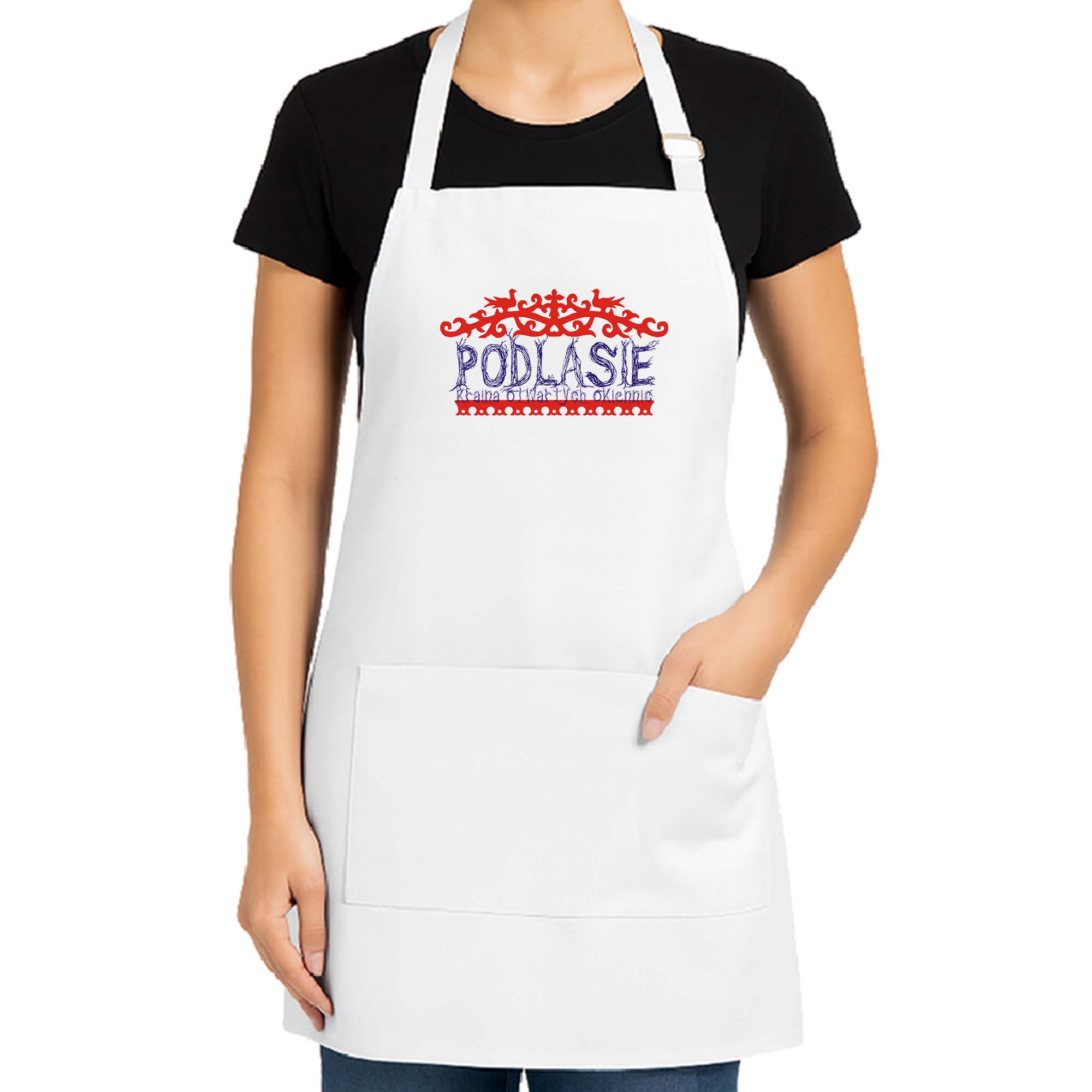 Fartuch kuchenny Kolorowe Okiennice Podlasia