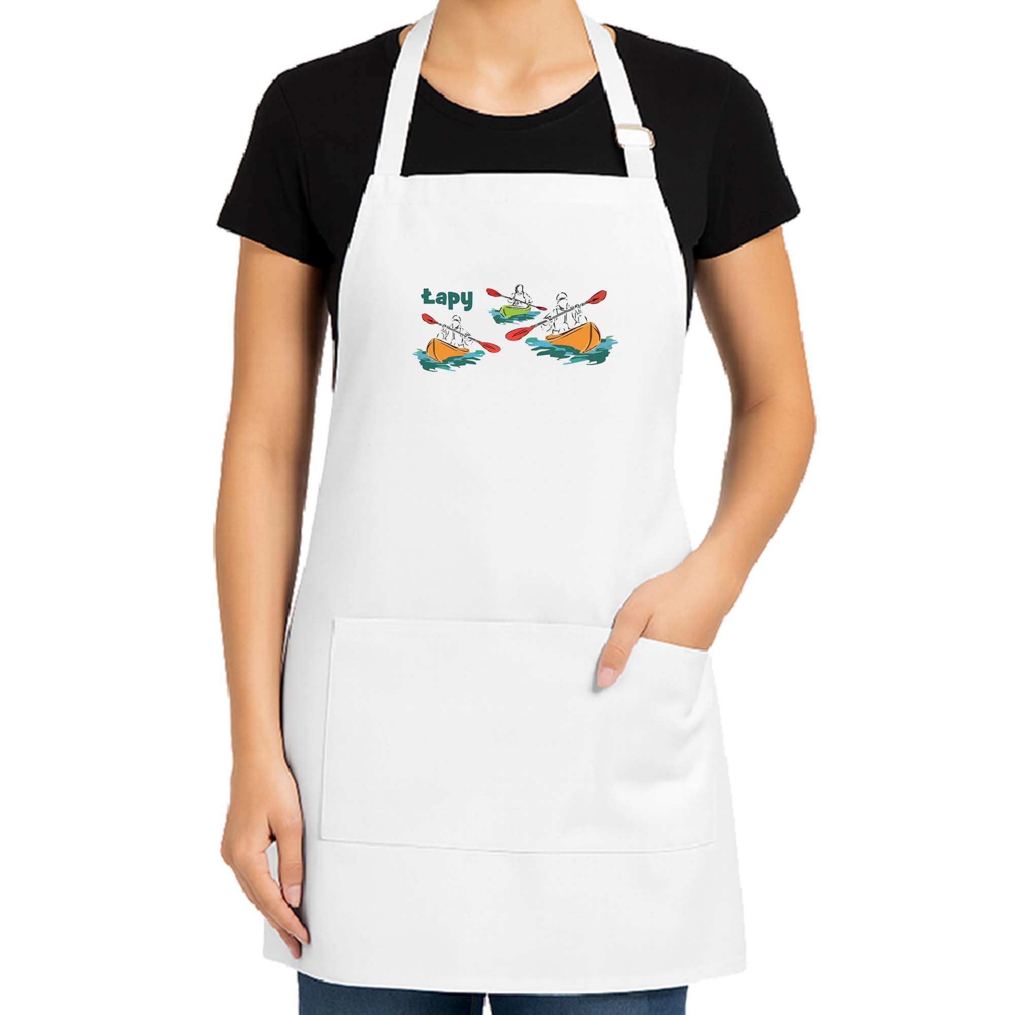 Fartuch kuchenny Łapy - Kajakowa Stolica Podlasia