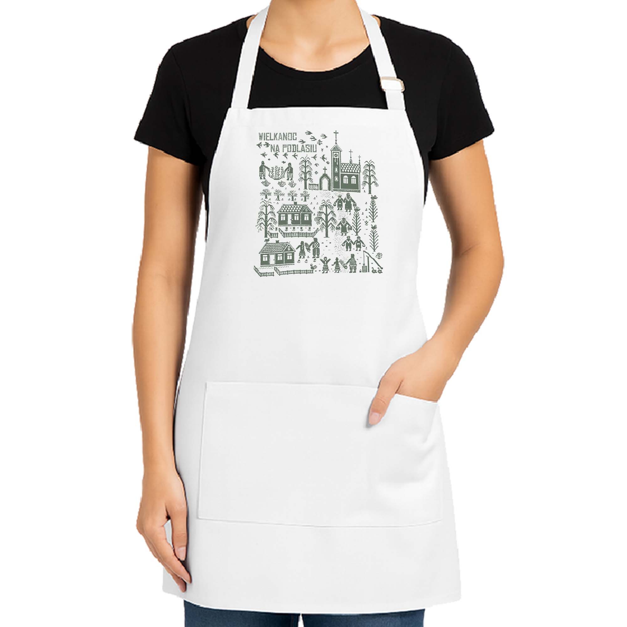 Fartuch kuchenny Tradycyjna Wielkanoc Podlasia