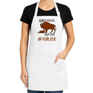 Fartuch kuchenny Żubrza Rodzina - Podlaska Siła