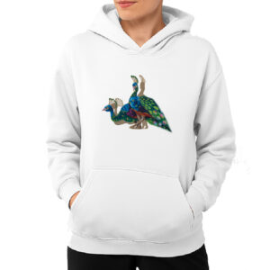 Kangurka damska Folk Art - Pawie z Podlasia