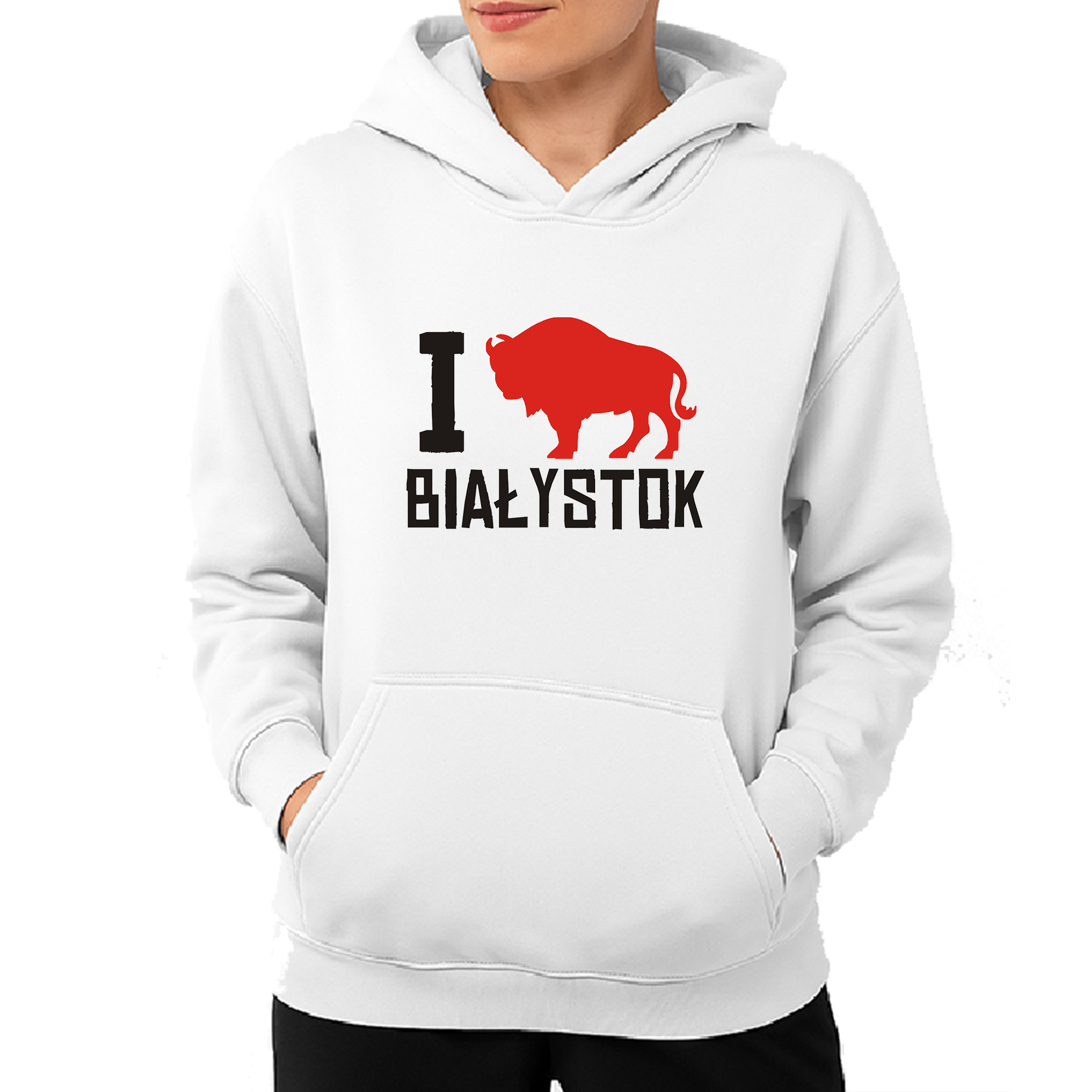 Kangurka damska Kocham Białystok