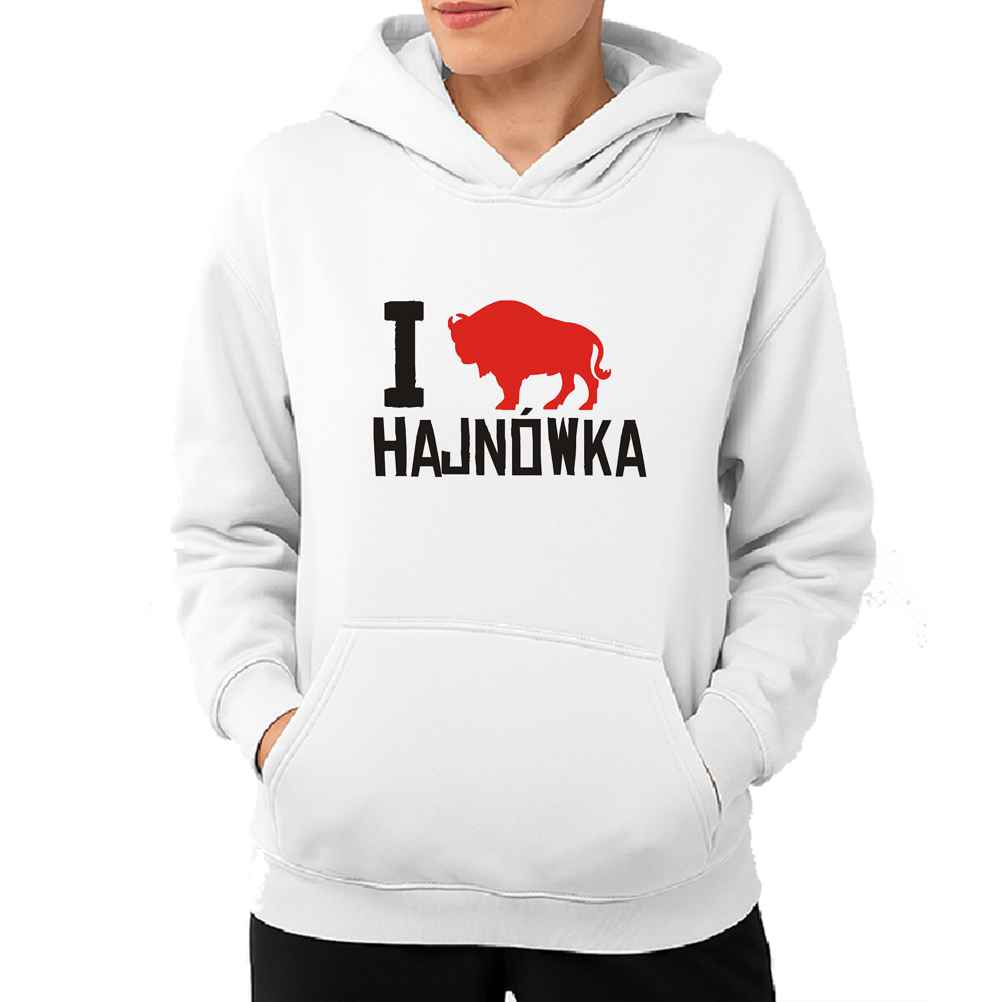 Kangurka damska Kocham Hajnówkę