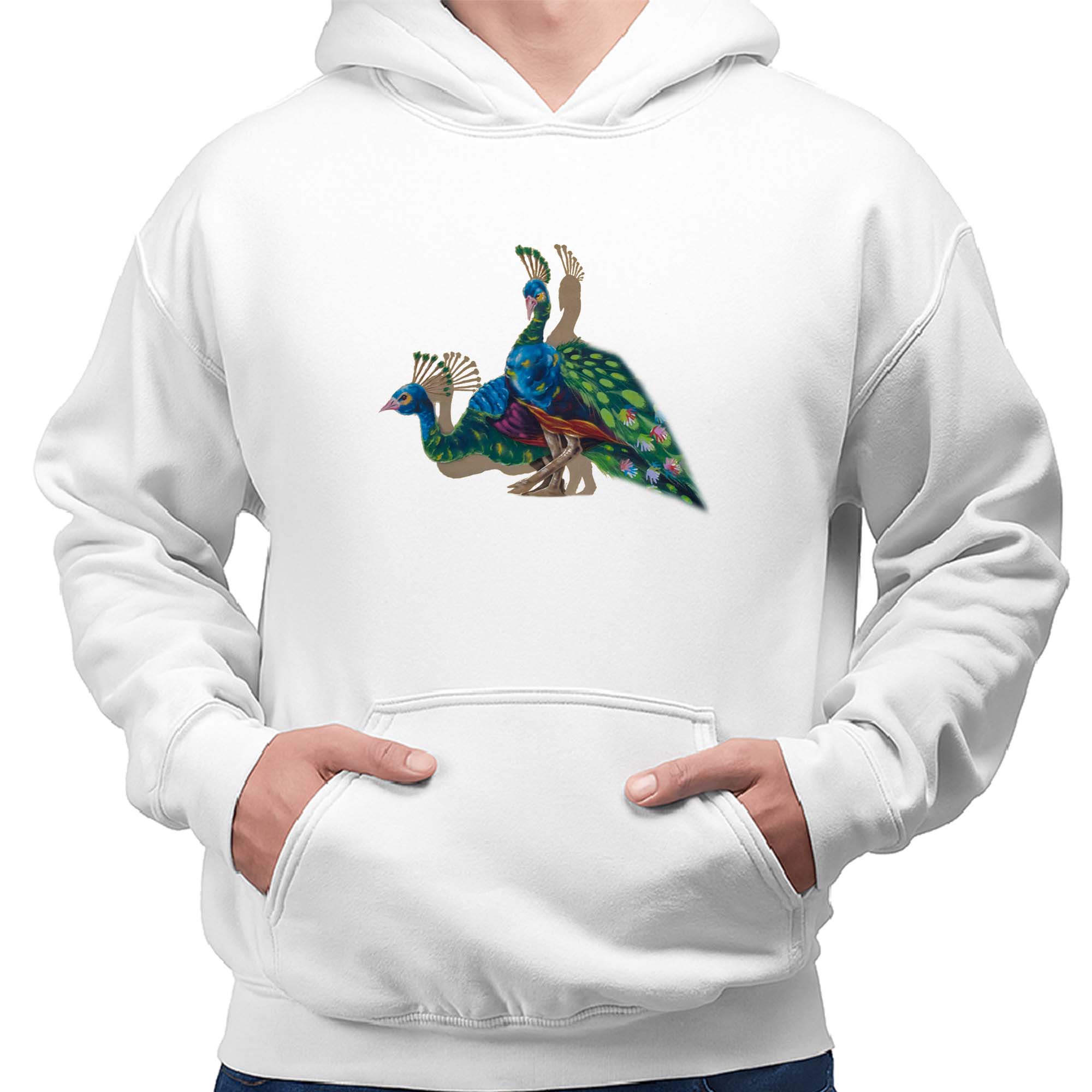 Kangurka męska Folk Art - Pawie z Podlasia