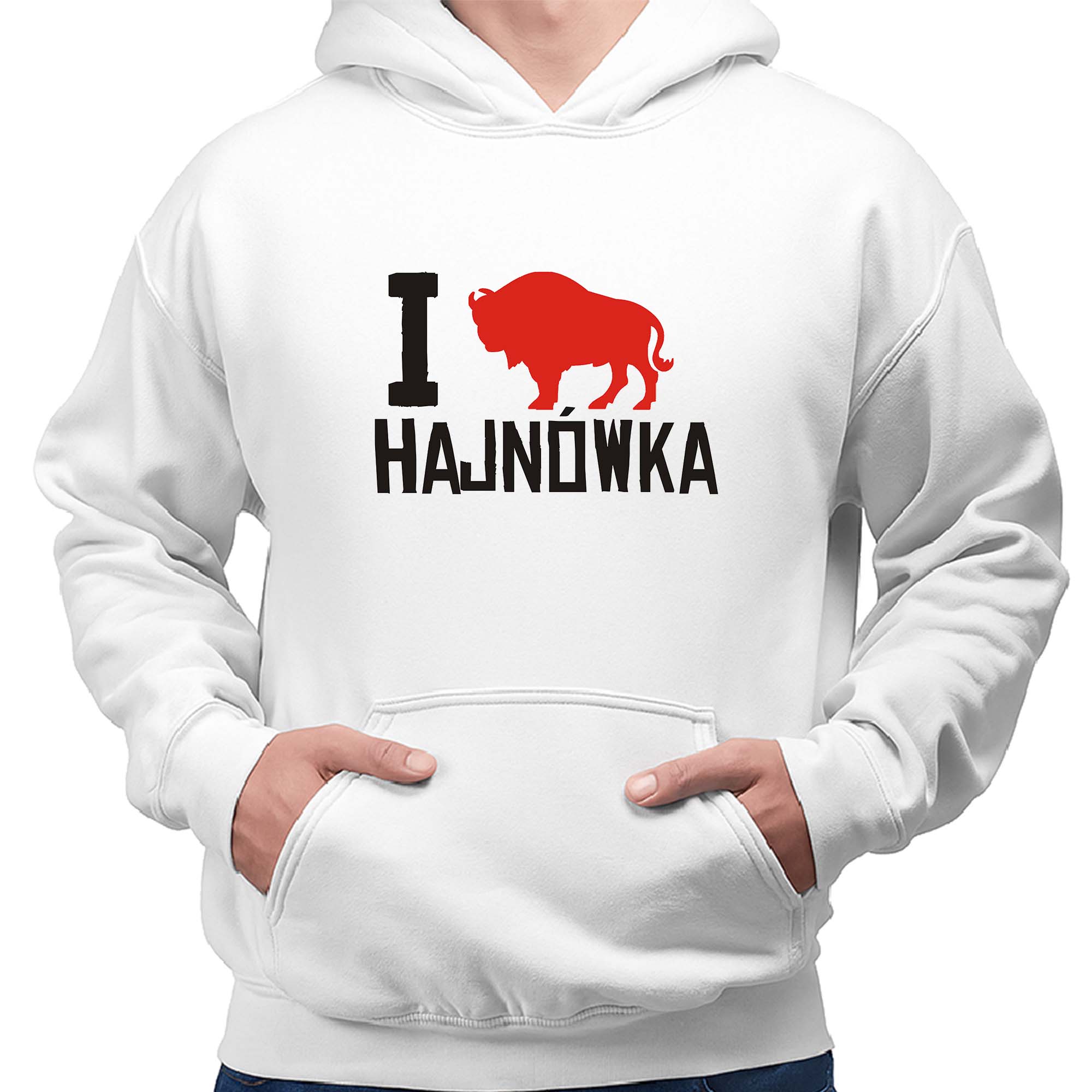 Kangurka męska Kocham Hajnówkę