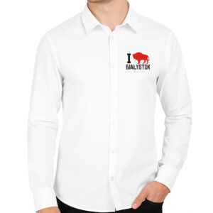 Koszula męska Kocham Białystok
