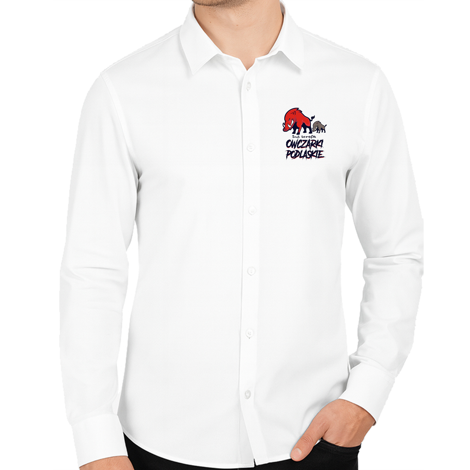 Koszula męska Owczarki Podlaskie - Dziki Patrol
