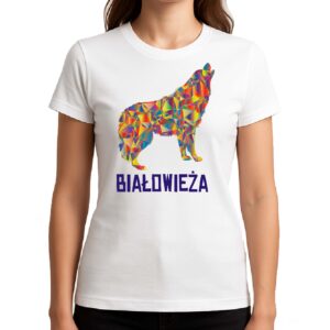 Koszulka damska Białowieża - Podlaski Dziki Duch