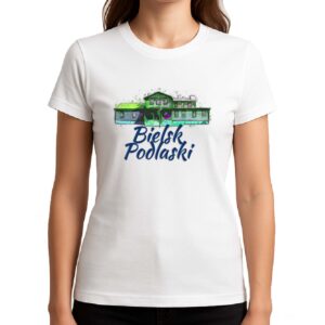 Koszulka damska Bielsk Podlaski - Historia w Drewnie