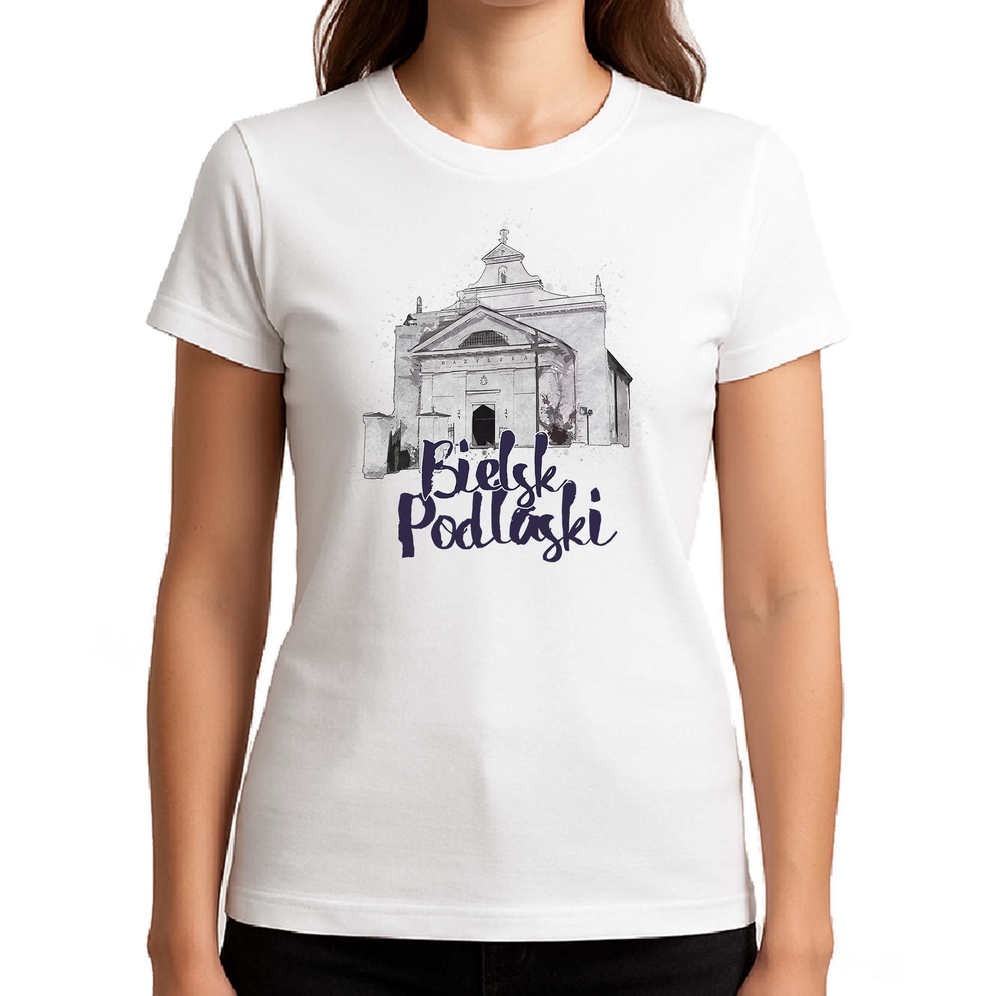 Koszulka damska Bielsk Podlaski - Sztuka i Wiara