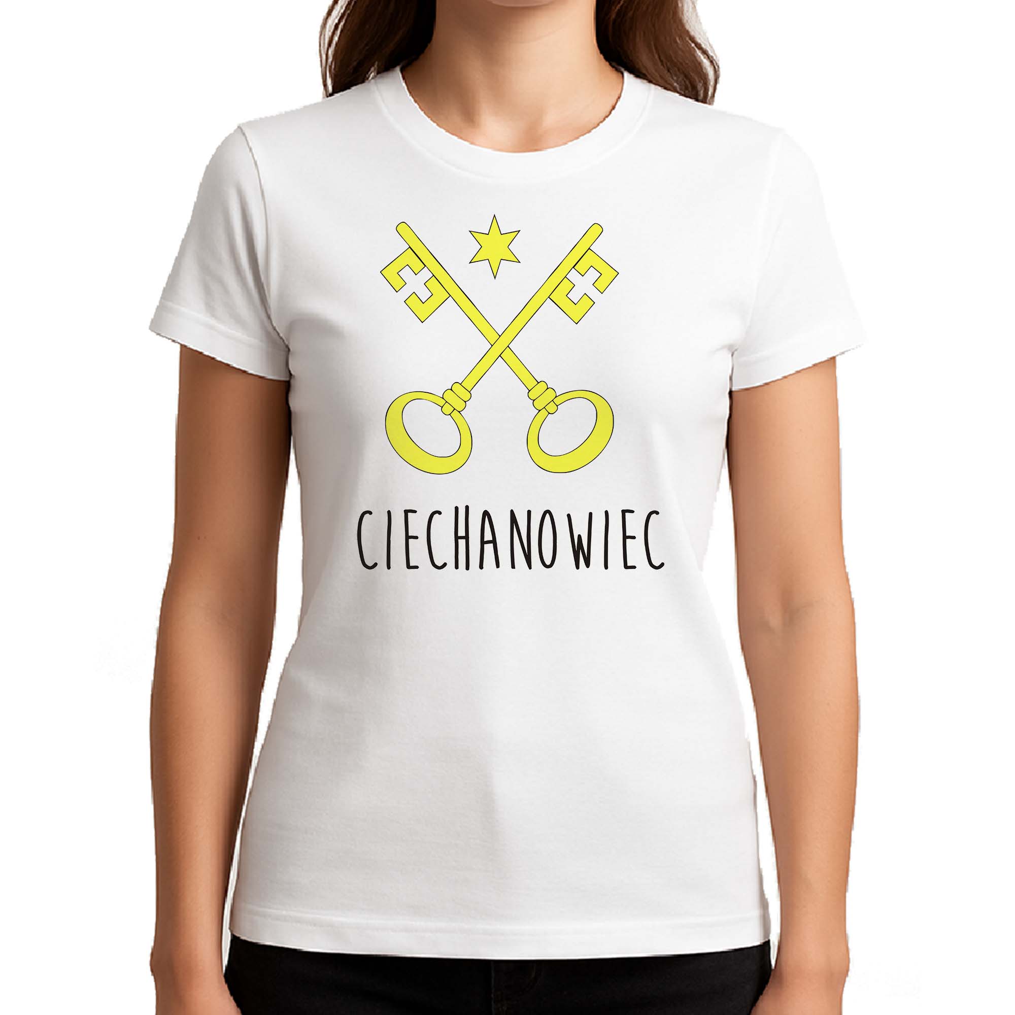 Koszulka damska Ciechanowiec - Klucz do Podlasia