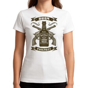 Koszulka damska Duch Puszczy - Whiskey z Dzikiego Podlasia