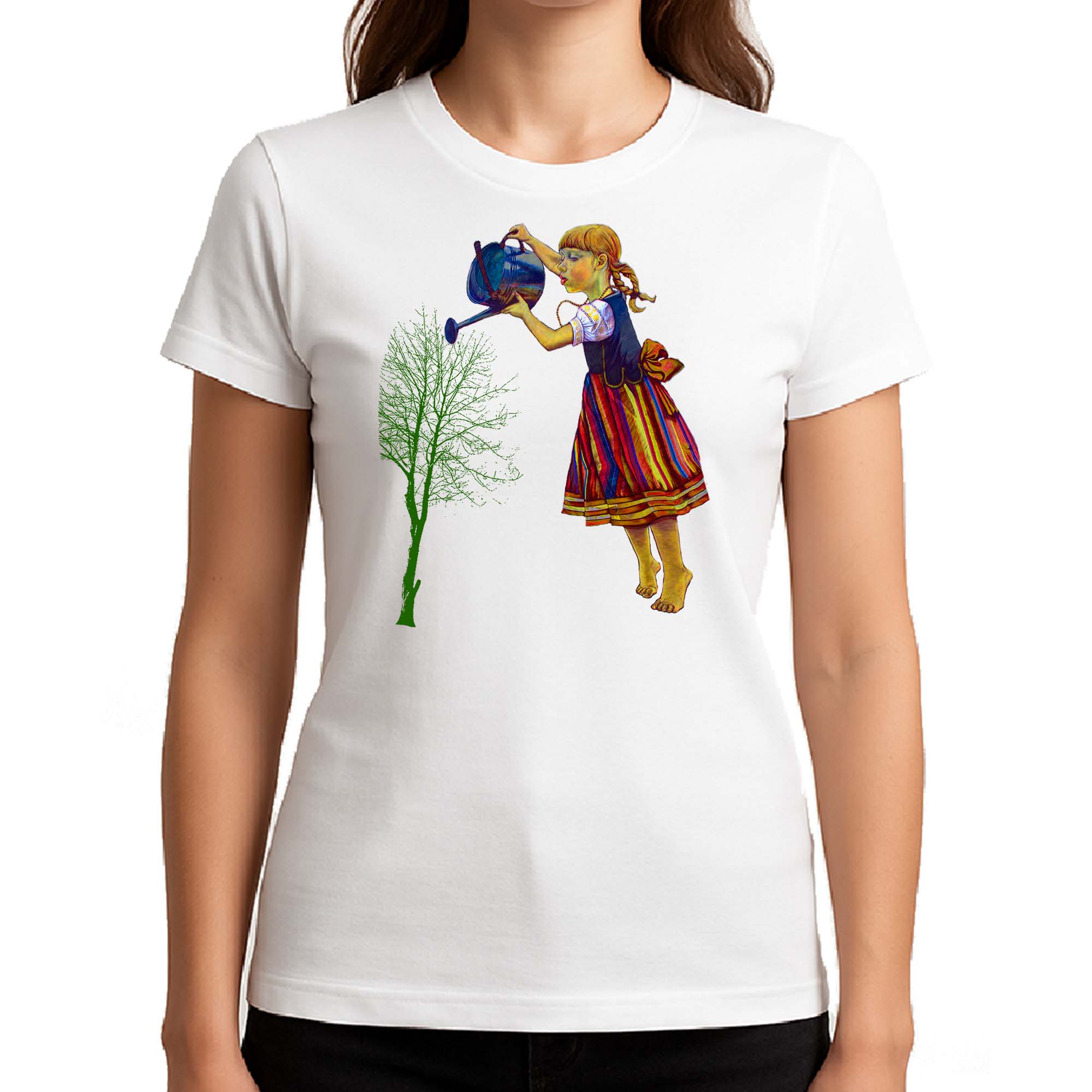 Koszulka damska Dziewczyna z Podlasia