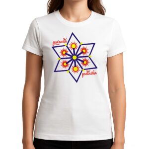 Koszulka damska Folkowa Gwiazda Podlaska