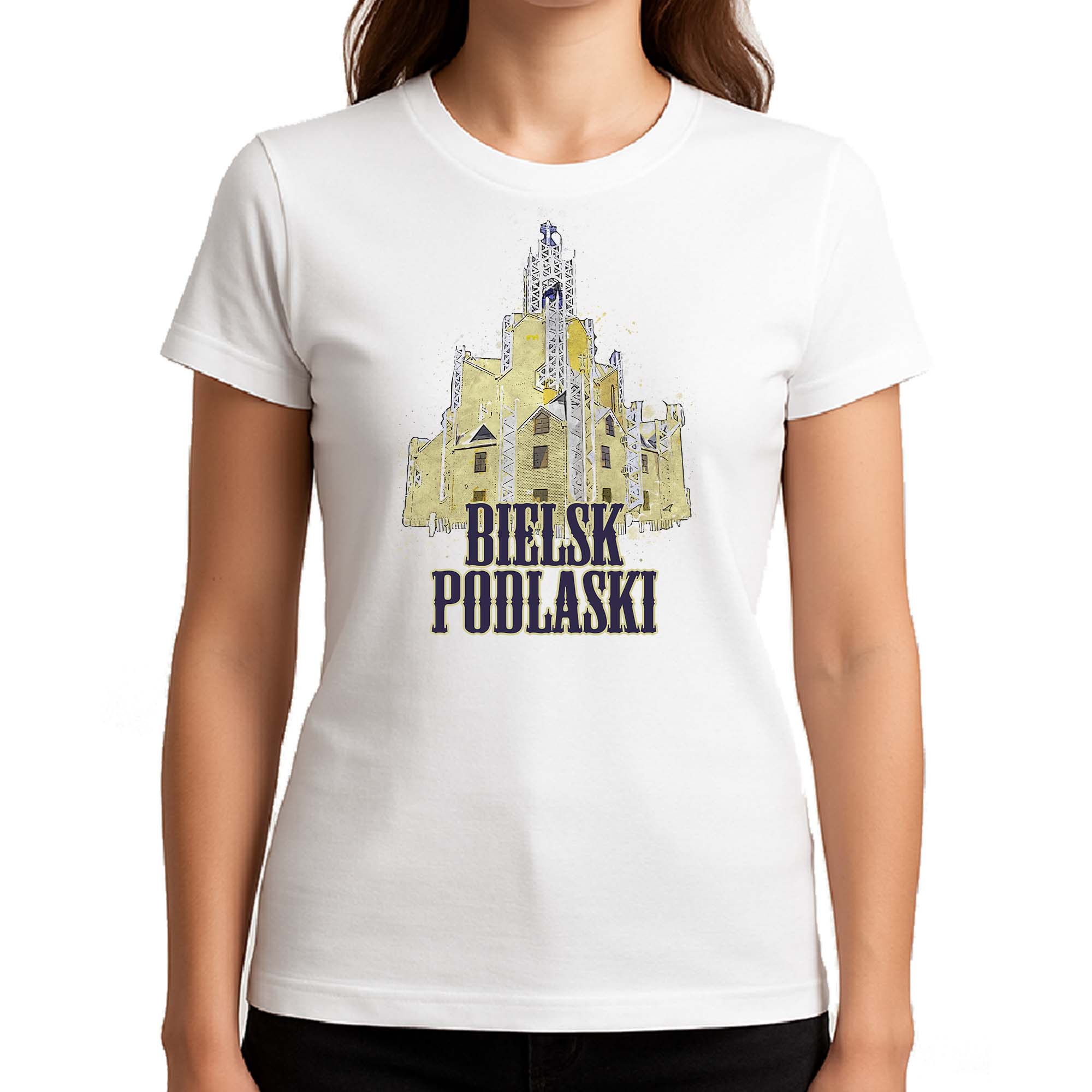 Koszulka damska Miasto Symboli - Bielsk Podlaski