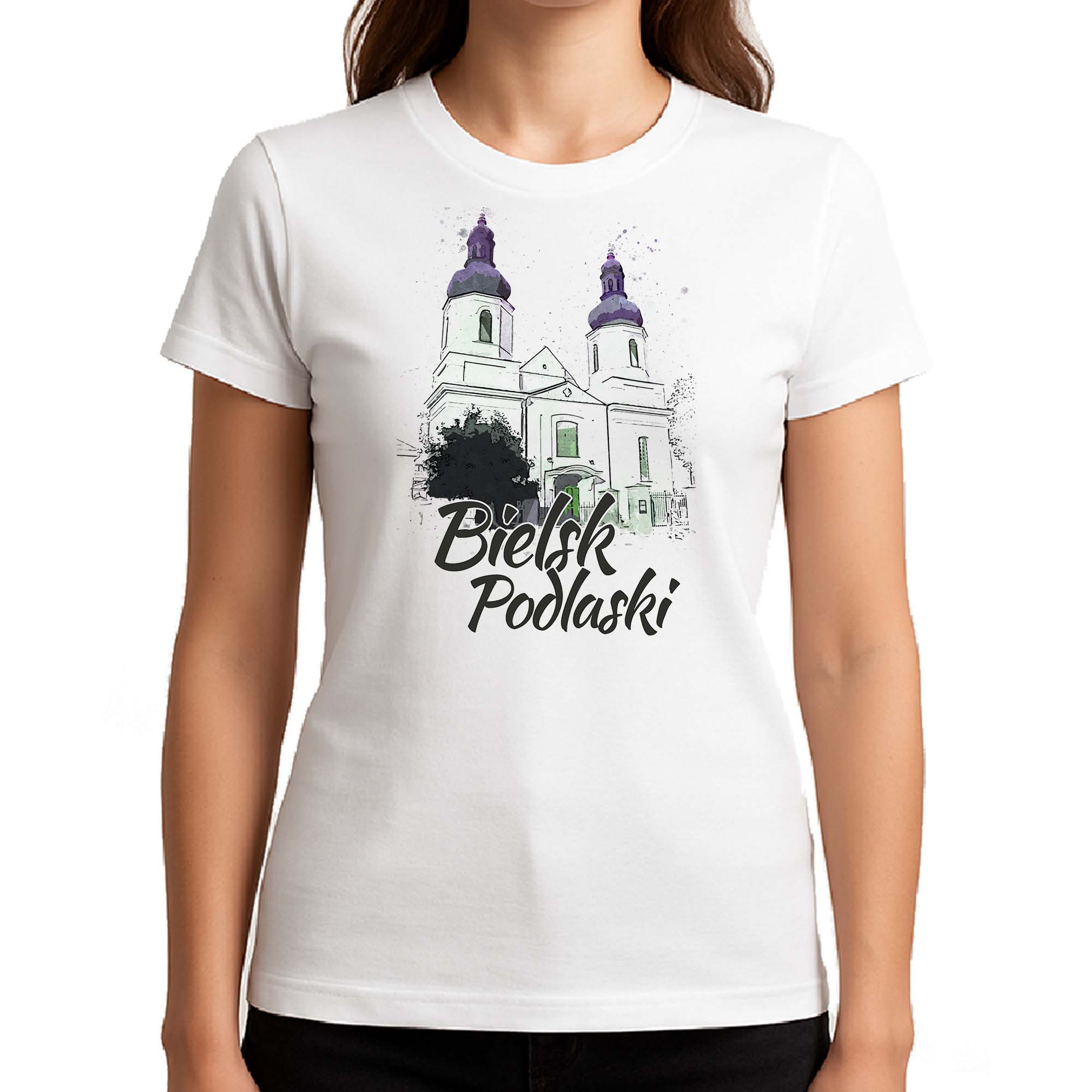 Koszulka damska Miasto Wielu Kultur - Bielsk Podlaski