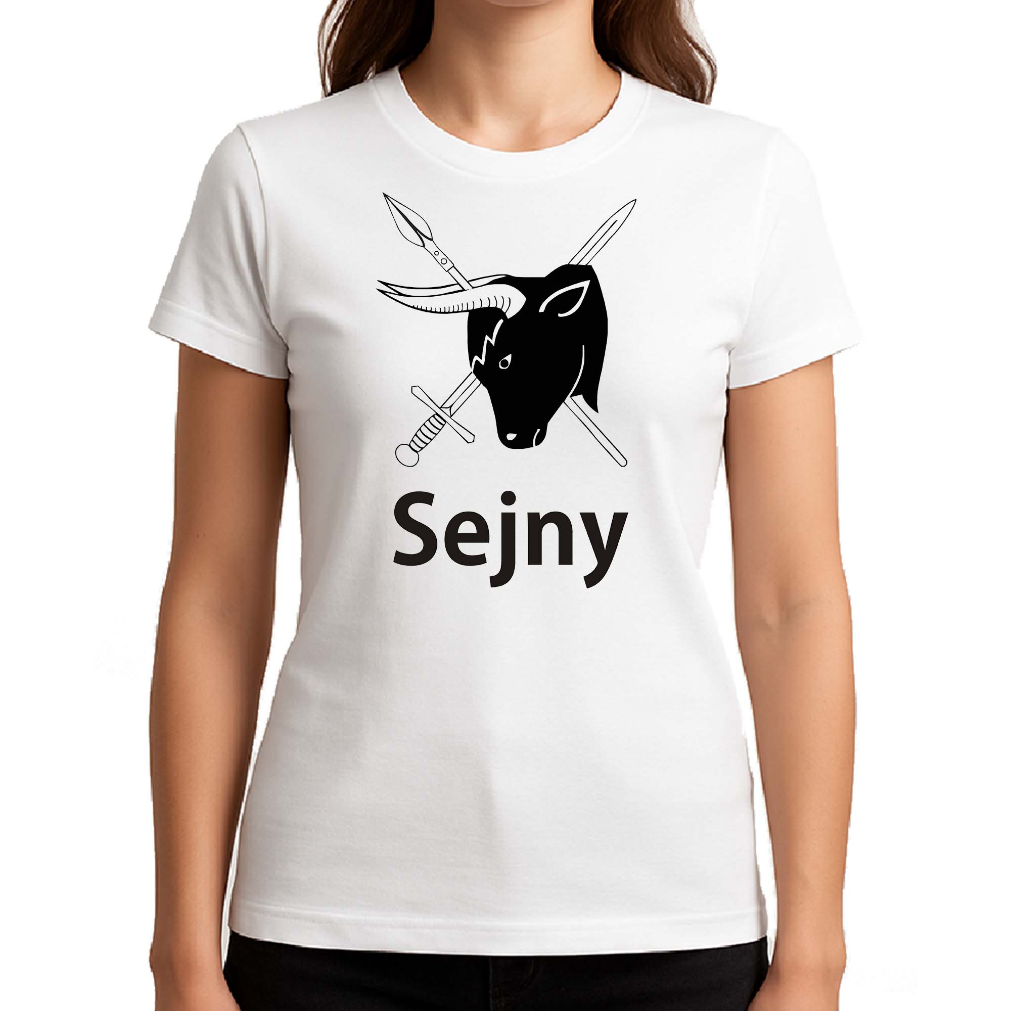 Koszulka damska Pamiątka Podlaska z Sejn