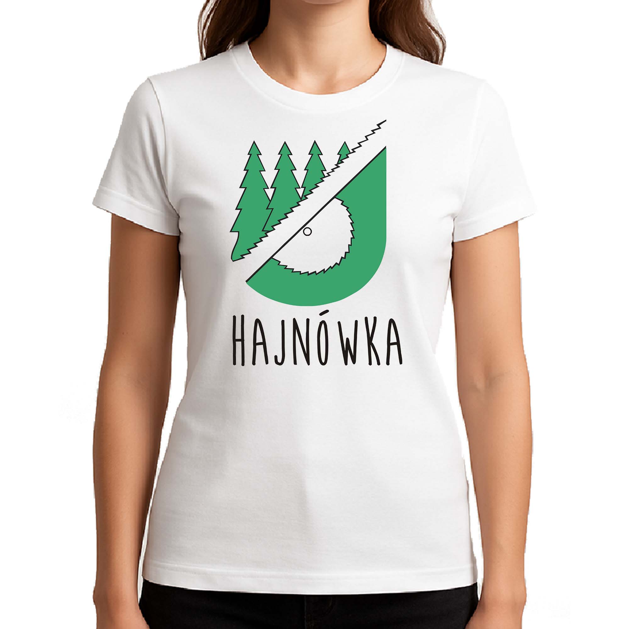 Koszulka damska Podlaska Hajnówka - Puszcza i Siła