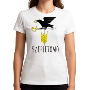 Koszulka damska Podlaski Kruk i Złote Zboże - Szepietowo