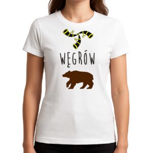 Koszulka damska Podlaski Niedźwiedź z Węgrowa