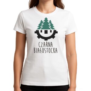 Koszulka damska Podlaskie Lasy - Czarna Białostocka