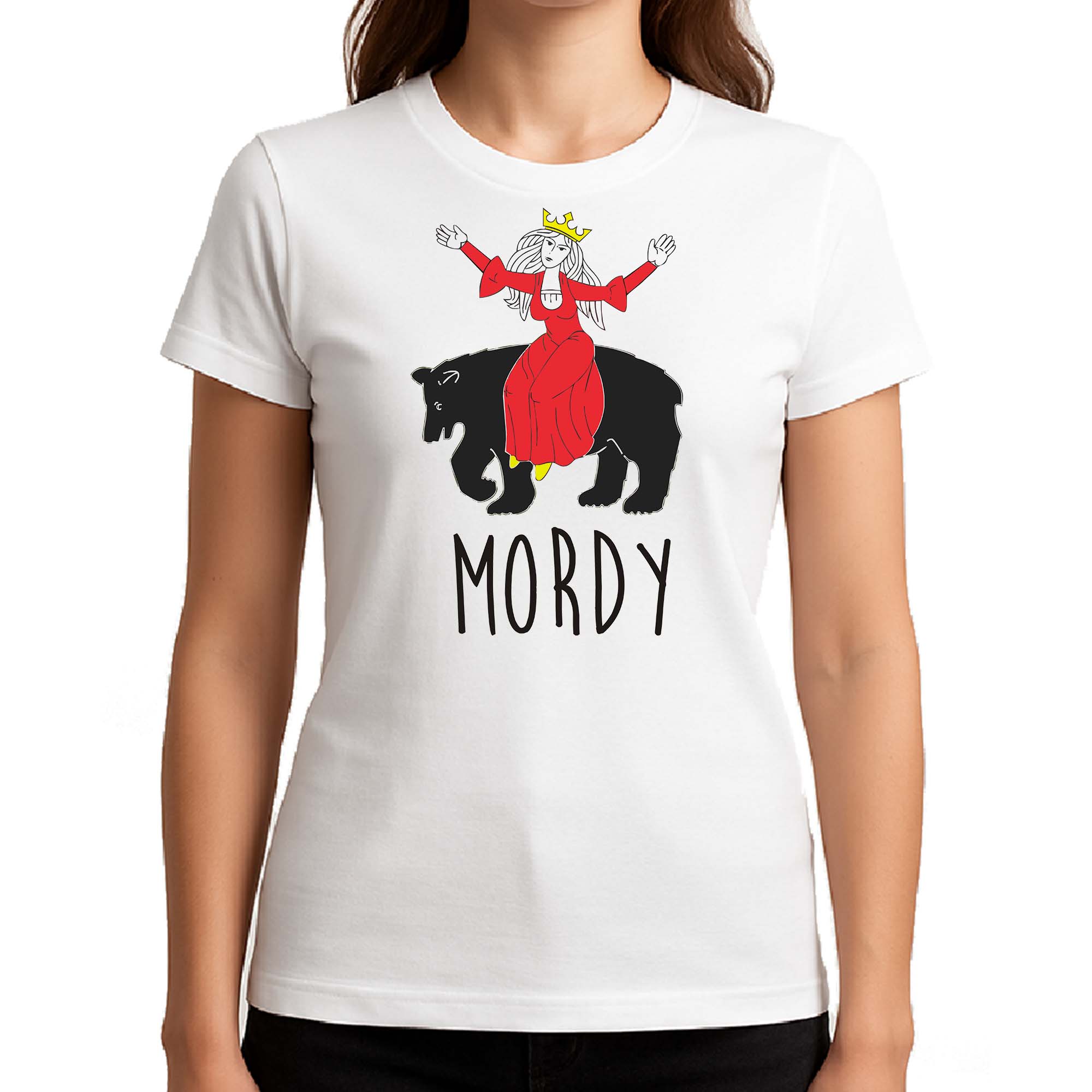 Koszulka damska Podlaskie Mordy - Siła i Legenda