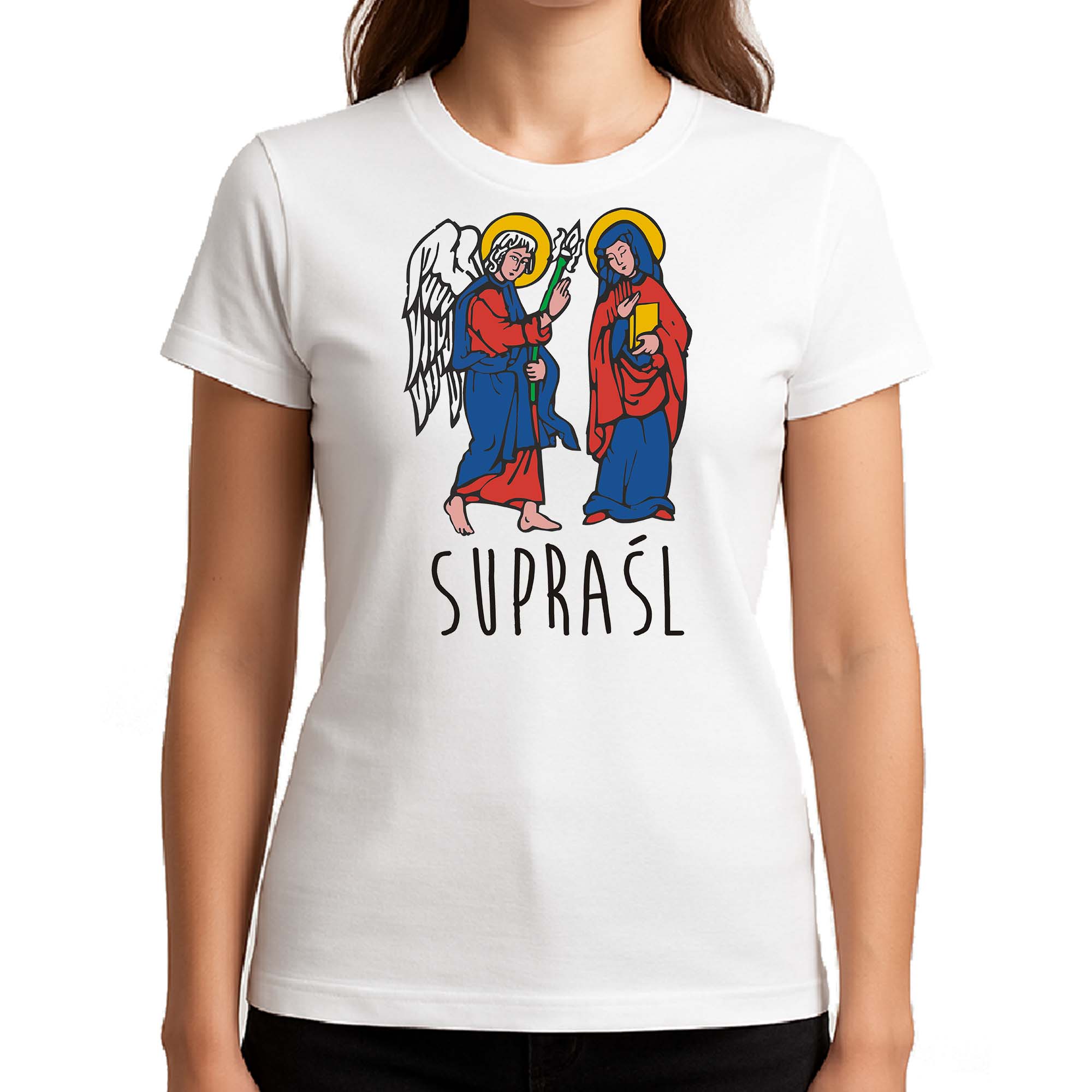 Koszulka damska Światło Podlasia - Supraśl