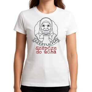 Koszulka damska Szeptuchy z Podlasia - Urok Natury i Magii
