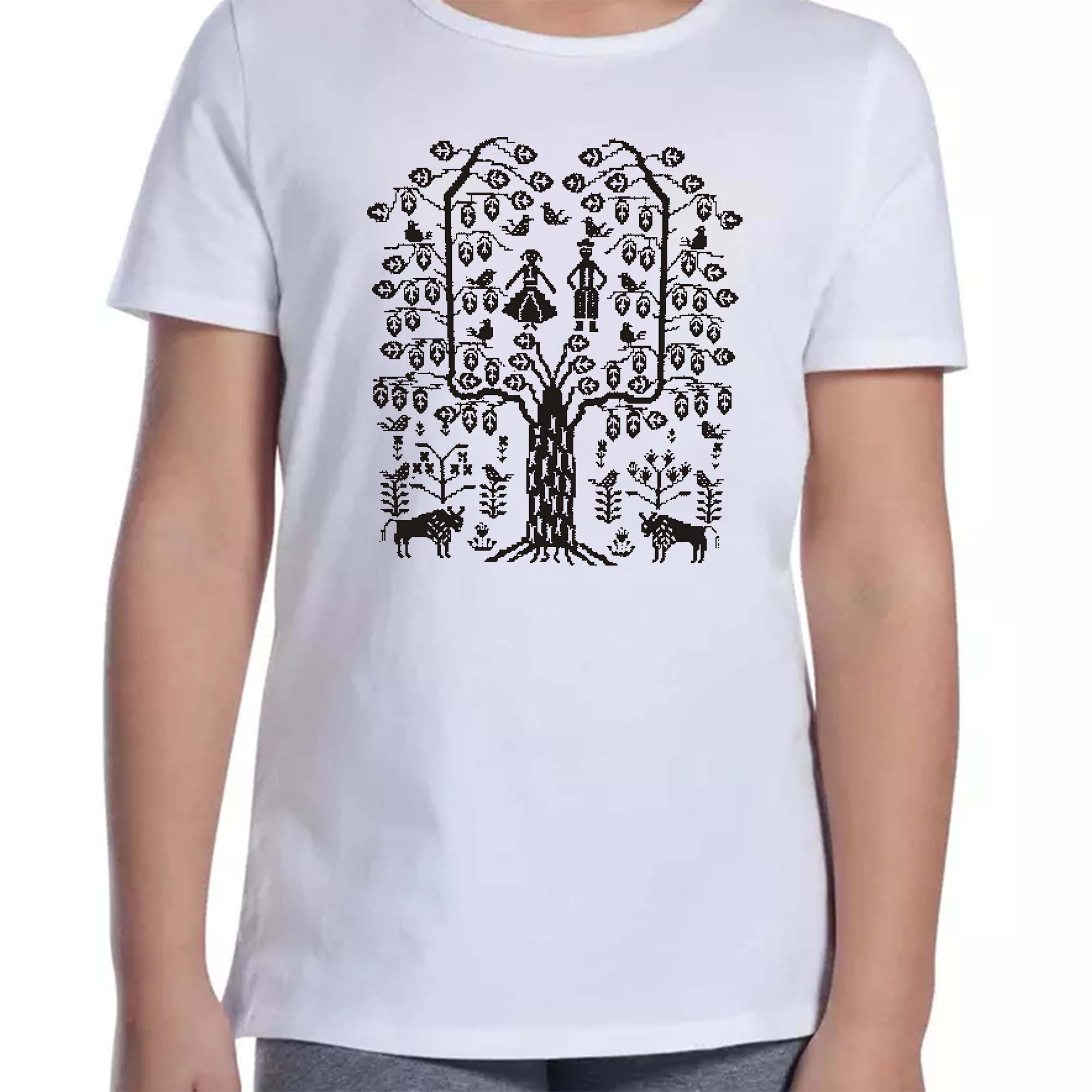 Koszulka dziecięca Drzewo Ludowe Podlasia
