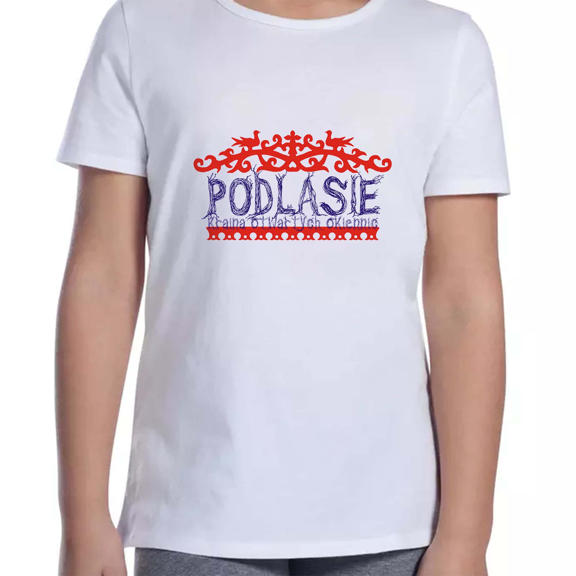 Koszulka dziecięca Kolorowe Okiennice Podlasia