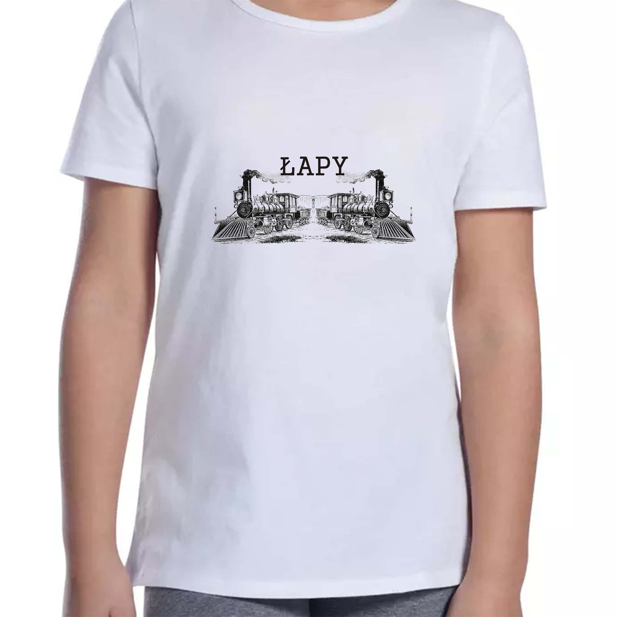 Koszulka dziecięca Łapy - Podlaska Kolej