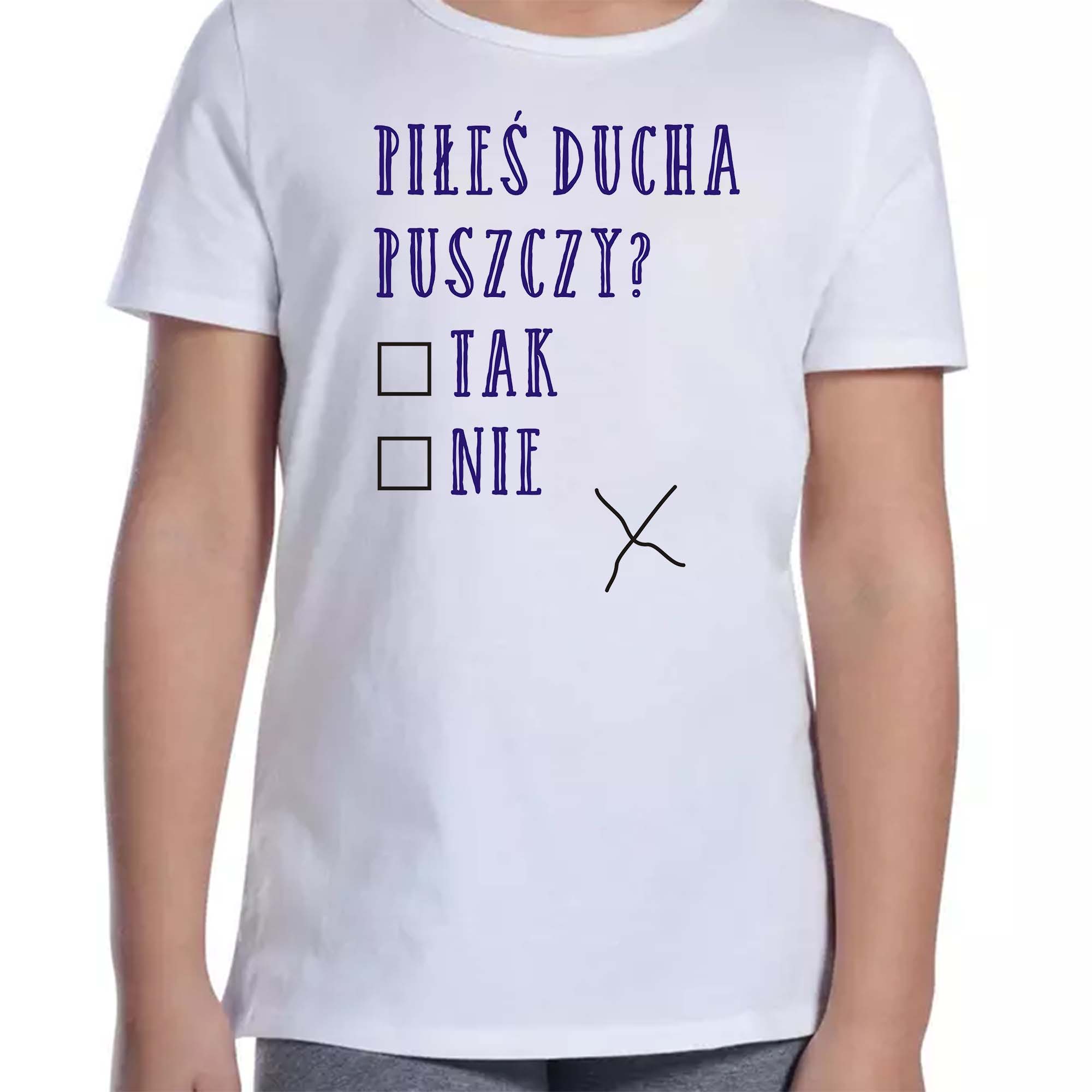 Koszulka dziecięca Piłeś Ducha Puszczy - Ankieta Podlaska