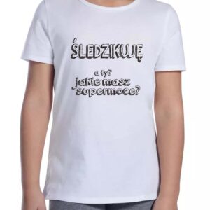 Koszulka dziecięca Podlaska Supermoc - Śledzikuję