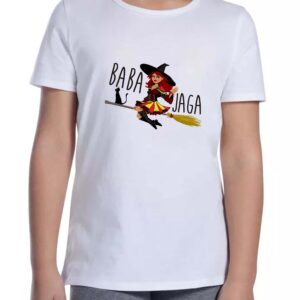 Koszulka dziecięca Podlaska magia - Baba Jaga