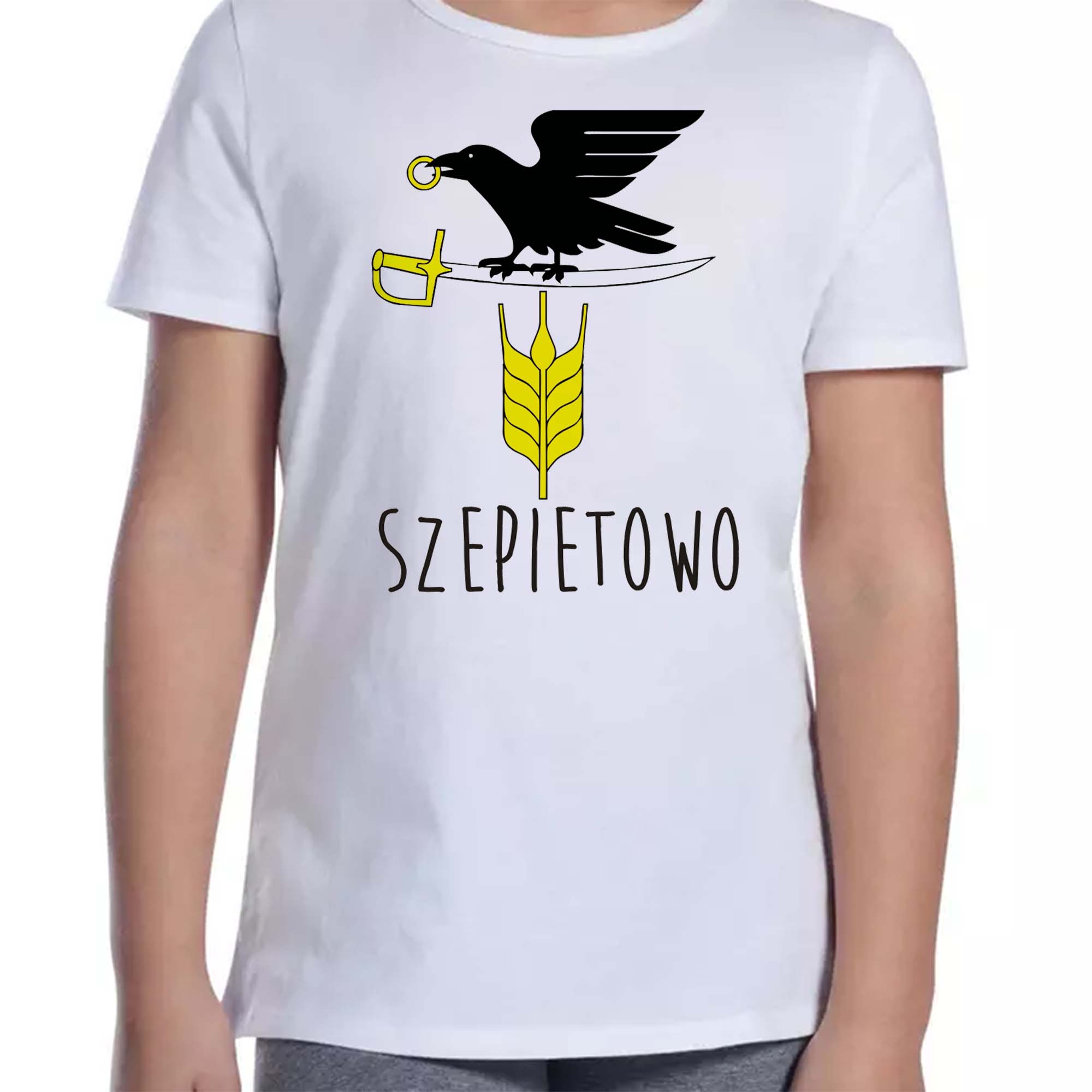 Koszulka dziecięca Podlaski Kruk i Złote Zboże - Szepietowo