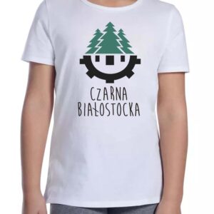 Koszulka dziecięca Podlaskie Lasy - Czarna Białostocka