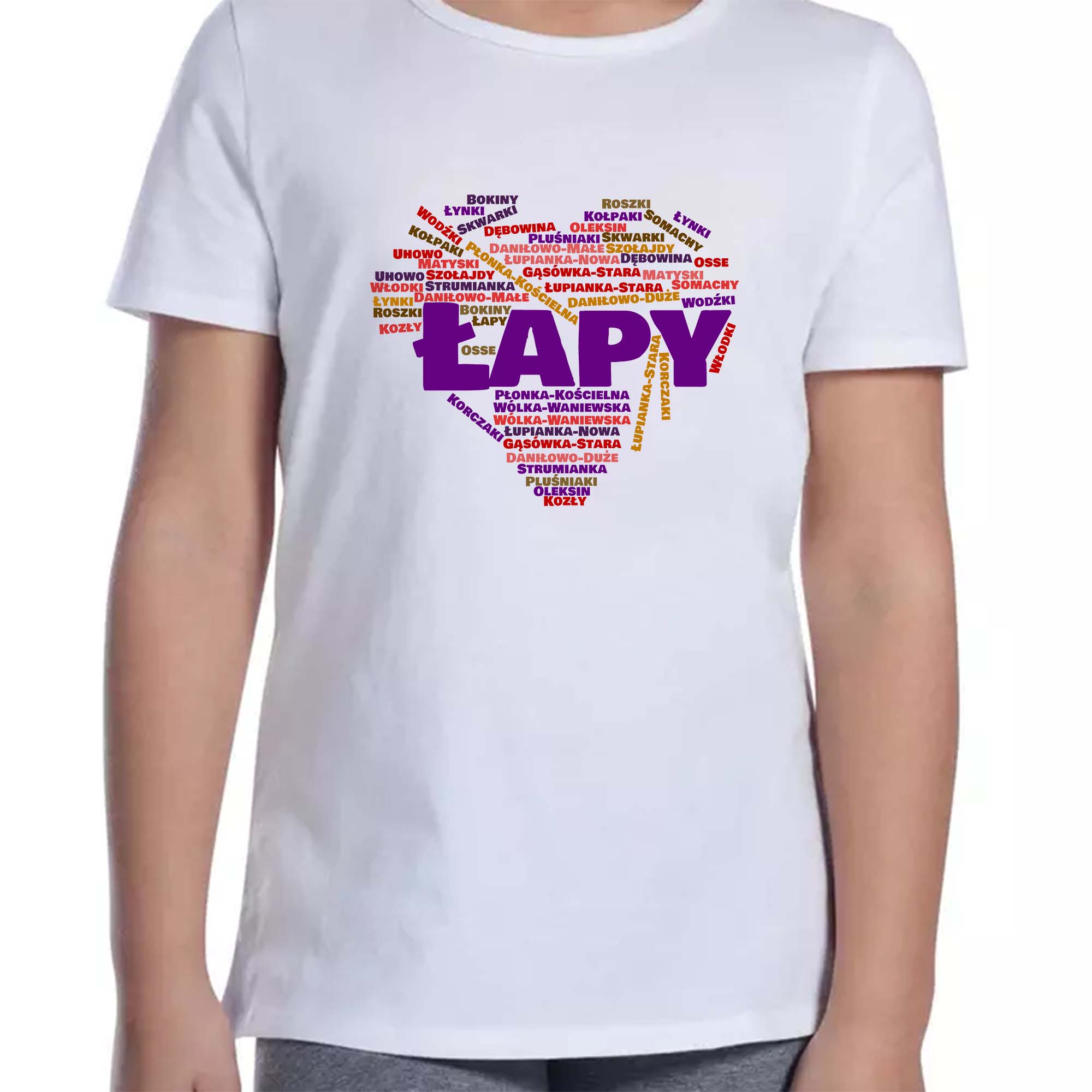 Koszulka dziecięca Serce Podlasia - Łapy