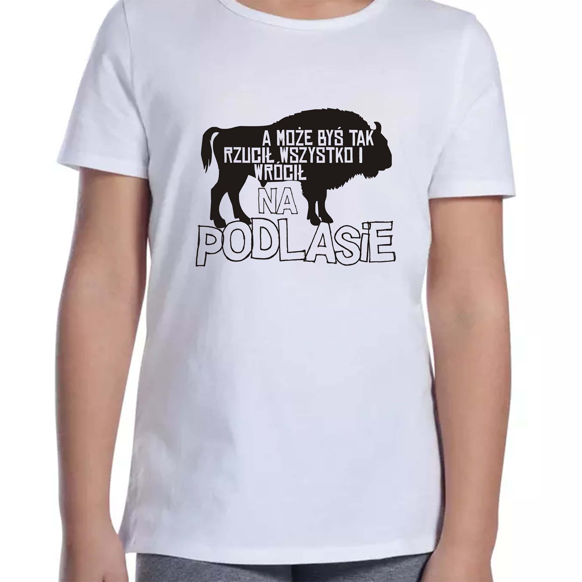 Koszulka dziecięca Ucieknij na Podlasie