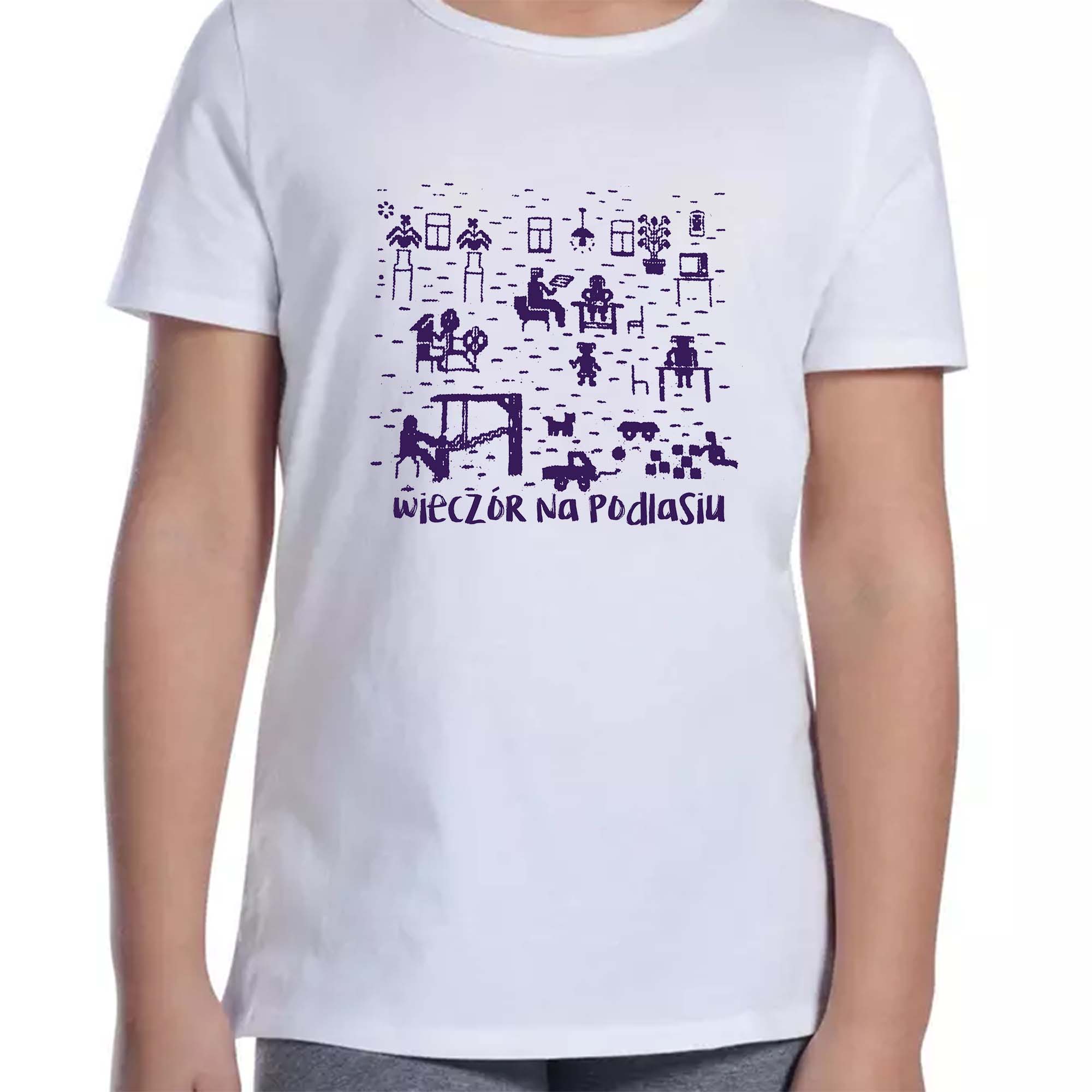 Koszulka dziecięca Wieczór na Podlasiu