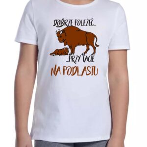 Koszulka dziecięca Żubrza Rodzina - Podlaska Siła