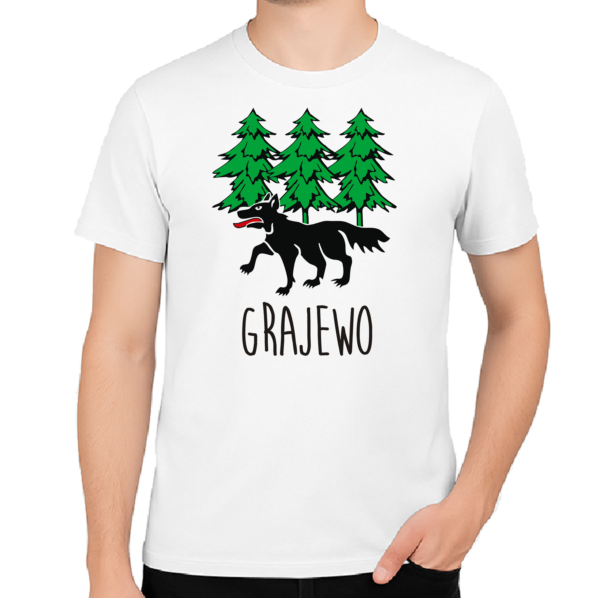 Koszulka męska Grajewo - Wilcza Stolica Podlasia