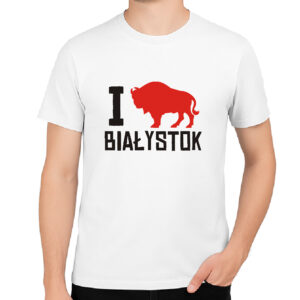 Koszulka męska Kocham Białystok